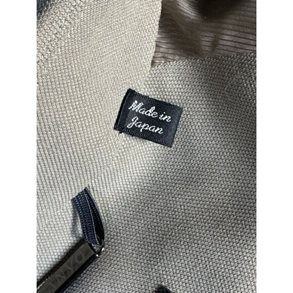 Vintage Sanyo New York Men’s Sz L Khaki Trench Coat Long Over Coat Made in Japan - Picture 5 of 15